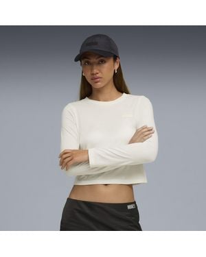 PUMA X Rosé Langarmshirt Damen, Kleidung, Warm - Weiß