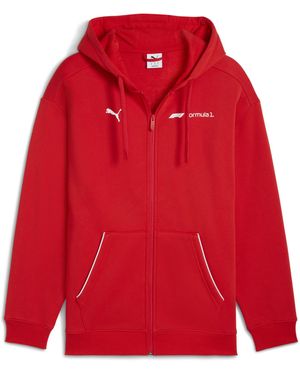 PUMA F1 Essentials+ Kapuzenjacke Herren - Rot
