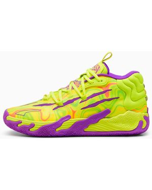 PUMA Mb.03 Spark Basketball Shoes - Yellow