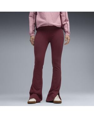 PUMA Her Flared Legging Met Hoge Taille Voor Maat - Paars