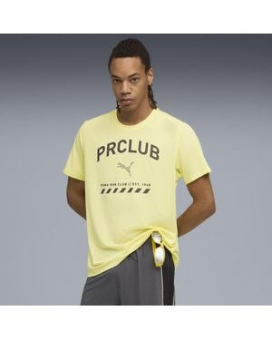 PUMA Run Club Graphic Mesh T-Shirt Herren, Kleidung, Moon - Mettallic