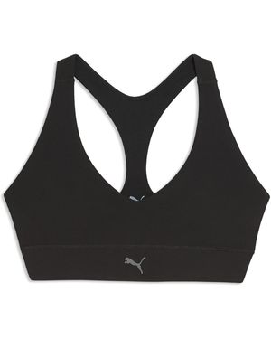 PUMA Shapeluxe Mid Sport-Bh Damen, Accessoires - Schwarz