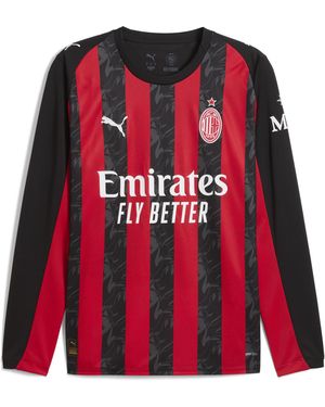 PUMA Ac Milan 25/26 Long Sleeve Home Jersey - Red