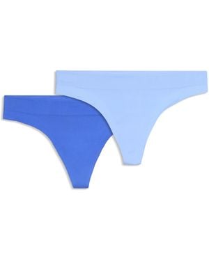 PUMA Tangas Para Mujer (Pack De 2) Accesoiros, Azul