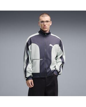 PUMA T7 Love Of The Cat Relaxed Track Jacket - Blue