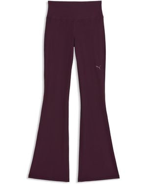 PUMA Cloudspun High Waisted Flared Tights - Purple