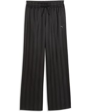 PUMA League Wide Leg Trousers - Black