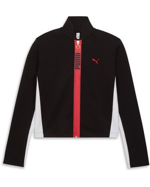 PUMA T7 Slim Short Track Jacket - Black