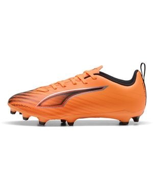 PUMA Ultra 6 Play Fg/Ag Fußballschuhe Teenager, Schuhe, Heat Fire/Schwarz/Glowing Rot - Orange