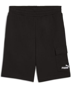 PUMA Essentials No. 1 Logo Cargo 10" Shorts - Black