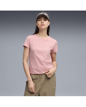 PUMA Elevated Essentials T-Shirt - Pink