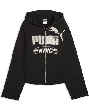 PUMA King Zip-Up Hoodie - Black
