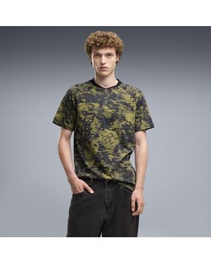 PUMA Camiseta Sport Camo Para Hombre, Ropa, Marrón - Verde