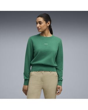 PUMA Felpa Da Golf 30904 Cloudspun Da Donna, Abbigliamento, Verde