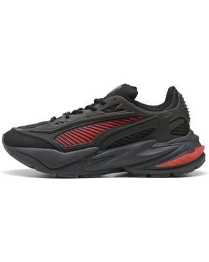 PUMA Zapatillas Rs Surge Vibrant Calzado, Negro/Fierce Rojo