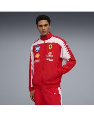 PUMA Scuderia Ferrari Hp Replica Drivers Authentic Track Jacket - Red