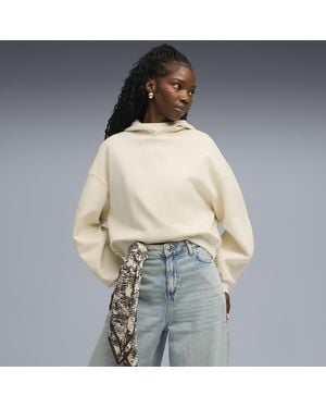 PUMA Closet Essentials Oversized Hoodie - White