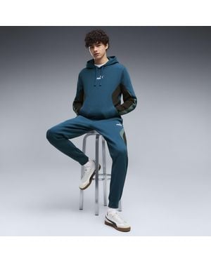 PUMA Pantalones De Chándal Essentials Colourblock Para Hombre, Accesoiros, Azul