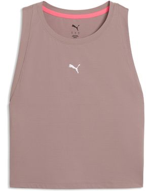 PUMA Run Coolcell Mouwloos Sportshirt Voor Maat - Bruin
