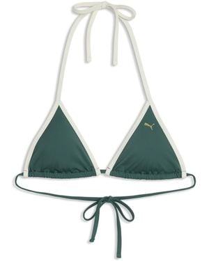PUMA Swim Triangle Bikinitopje Voor Maat - Groen