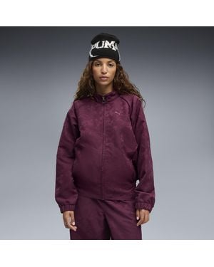 PUMA Essentials Elevated Darling Trainingsjack Voor Maat - Paars