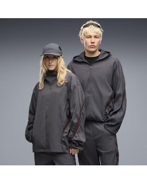 PUMA Giacca Sportiva Clrt Abbigliamento, Grigio