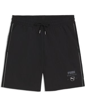 PUMA Class Graphic 6" Woven Shorts - Black
