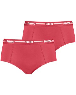PUMA Panties Damen (2Er-Pack) Kleidung - Rot