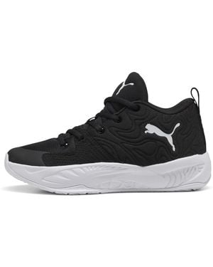 PUMA Court Pro 3 Mid Basketballschuhe Teenager, Schuhe - Schwarz