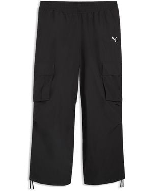 PUMA Essentials Oversized Cargo Pants - Black