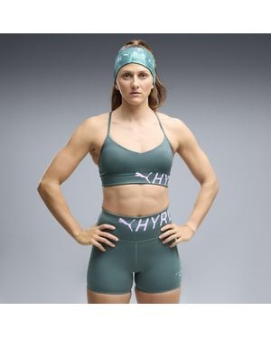 PUMA X Hyrox Pwrmode Strappy Sport-Bh Damen, Kleidung - Blau