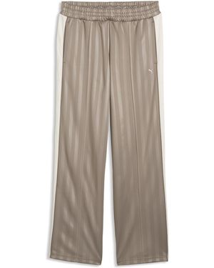 PUMA T7 Relaxed Track Trousers - Brown