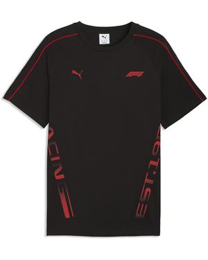 PUMA F1 Lifestyle T7 T-Shirt - Black