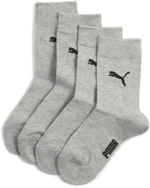 PUMA Paquete De 2 Calcetines Classic Para Niños De Ropa, Gris