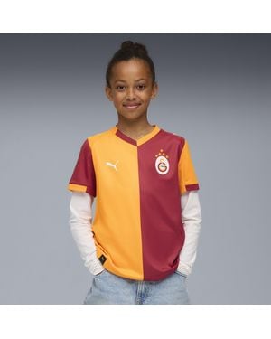 PUMA Galatasaray Sk 25/26 Heimtrikot Teenager, Kleidung, Rhythm/Intense - Orange