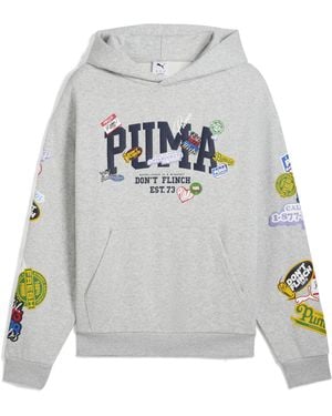 PUMA Hooperhotline Hoodie Herren - Grau