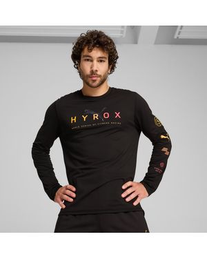 PUMA X HYROX Run Langarmshirt - Schwarz