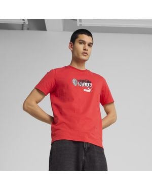 PUMA AC Milan ftblNRGY T-Shirt - Rot