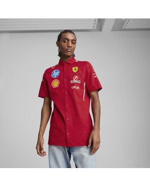 PUMA Scuderia Ferrari HP 2025 Team Polo - Rot