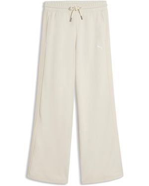 PUMA Her High-Waist Wide-Leg Trousers - Natural