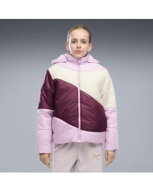 PUMA Relaxed Steppjacke Teenager, Kleidung - Lila