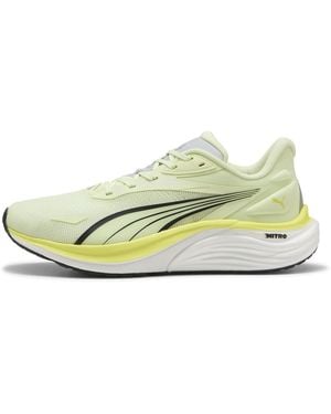 PUMA Zapatillas De Running Electrify Nitro 4 Para Hombre, Accesoiros, Verde - Blanco