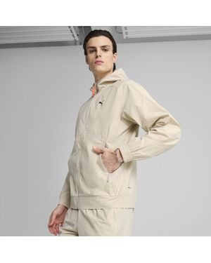 PUMA Tech Relaxed Track Jacket - Natural