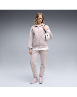 PUMA Chándal Con Capucha Metálico Para Mujer, Ropa, Rosa