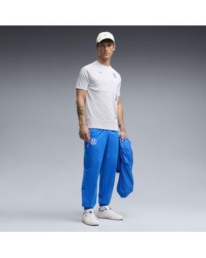 PUMA Pantalones Tejidos Olympique De Marseille Tech Para Hombre, Accesoiros, Azul