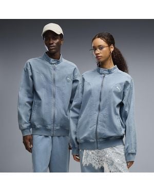 PUMA Future..Archive T7 Relaxed Washed Twill Trainingsjacke Kleidung - Blau