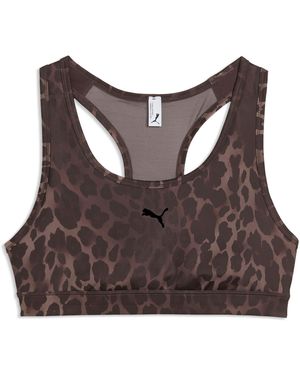 PUMA 4Keeps Medium Support Sports Bra - Grey