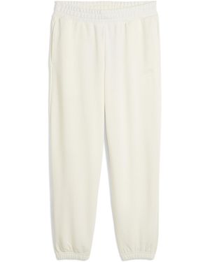 PUMA Pantaloni Della Tuta Elevated Essentials Da Donna - Bianco