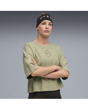 PUMA T-Shirt Cropped X Hyrox Lifestyle Da Donna - Grigio