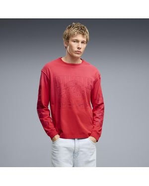 PUMA X Street Fighter Ryu And Ken Relaxed T-Shirt - Red